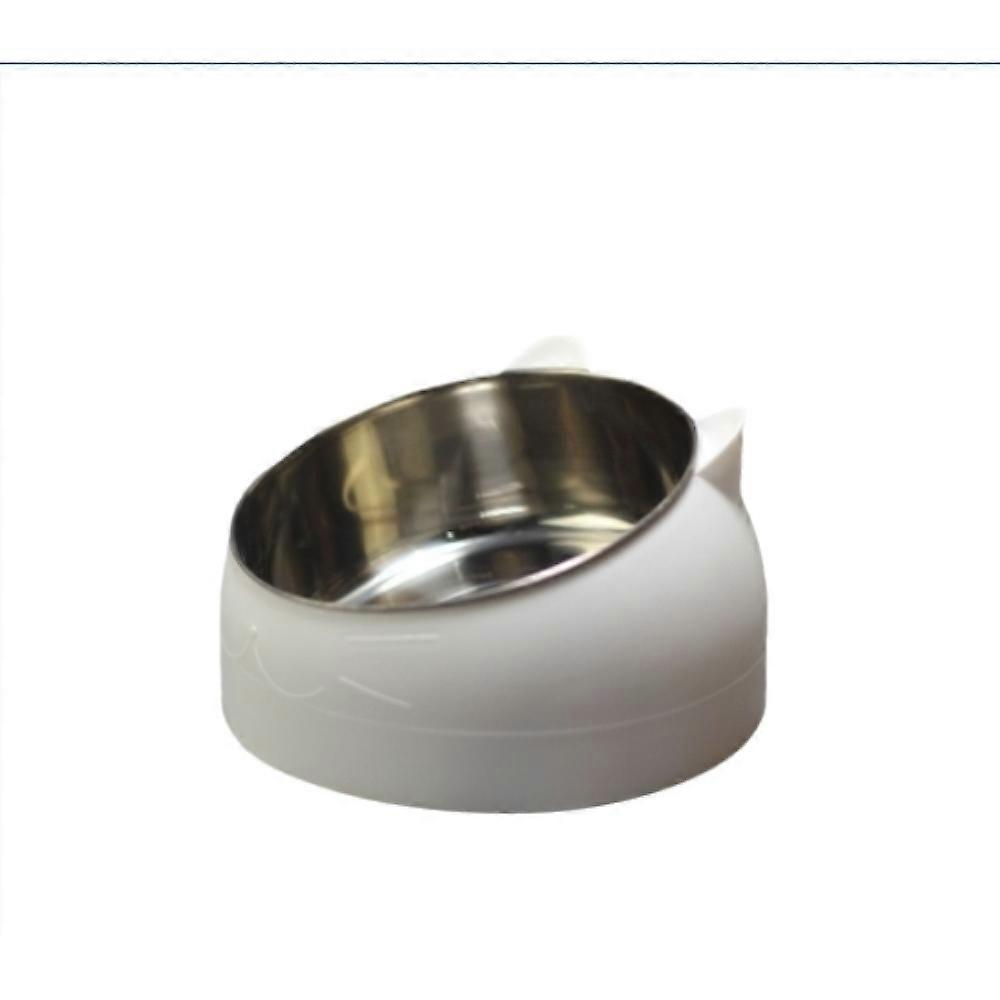 Raised, Tilted, Transparent Pet Feeder