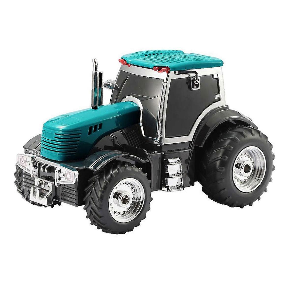 WS-560 Tractor Wireless Bluetooth Speaker -LED Light Support TF Card FM Radio Stereo Music Player Bluetooth Speaker D