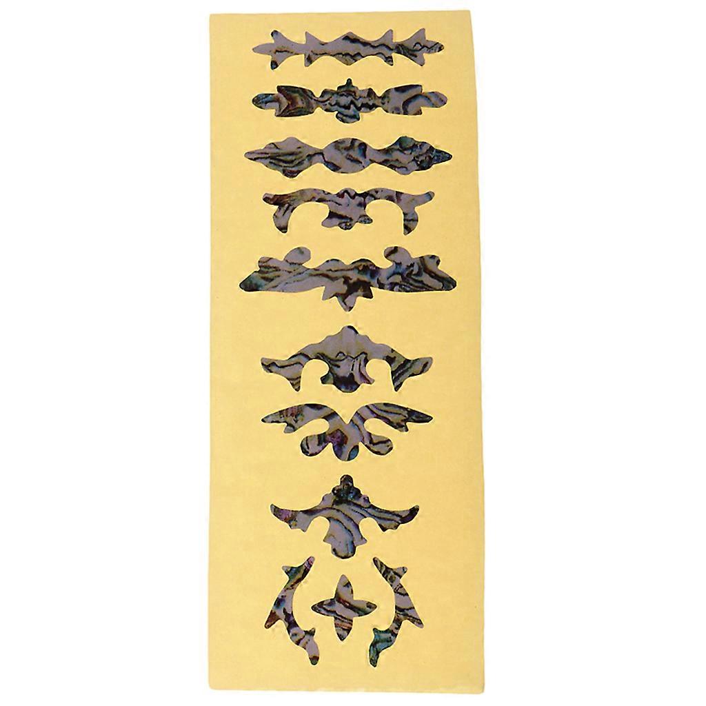 Gitarre Bass Griffbrett Aufkleber Fret Label Decals Marker - Abalone Shell #1