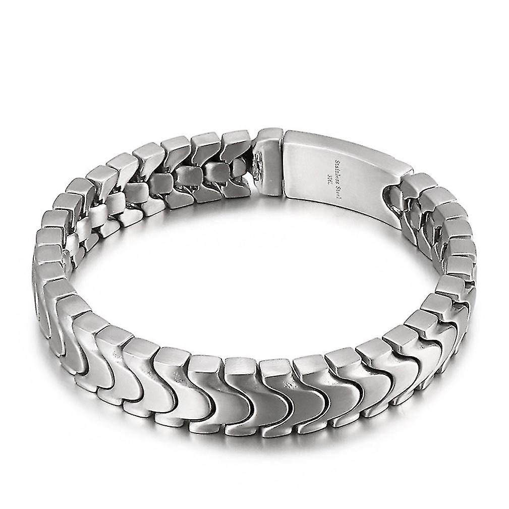 Frosted Titanium Steel Bracelet Simple Design