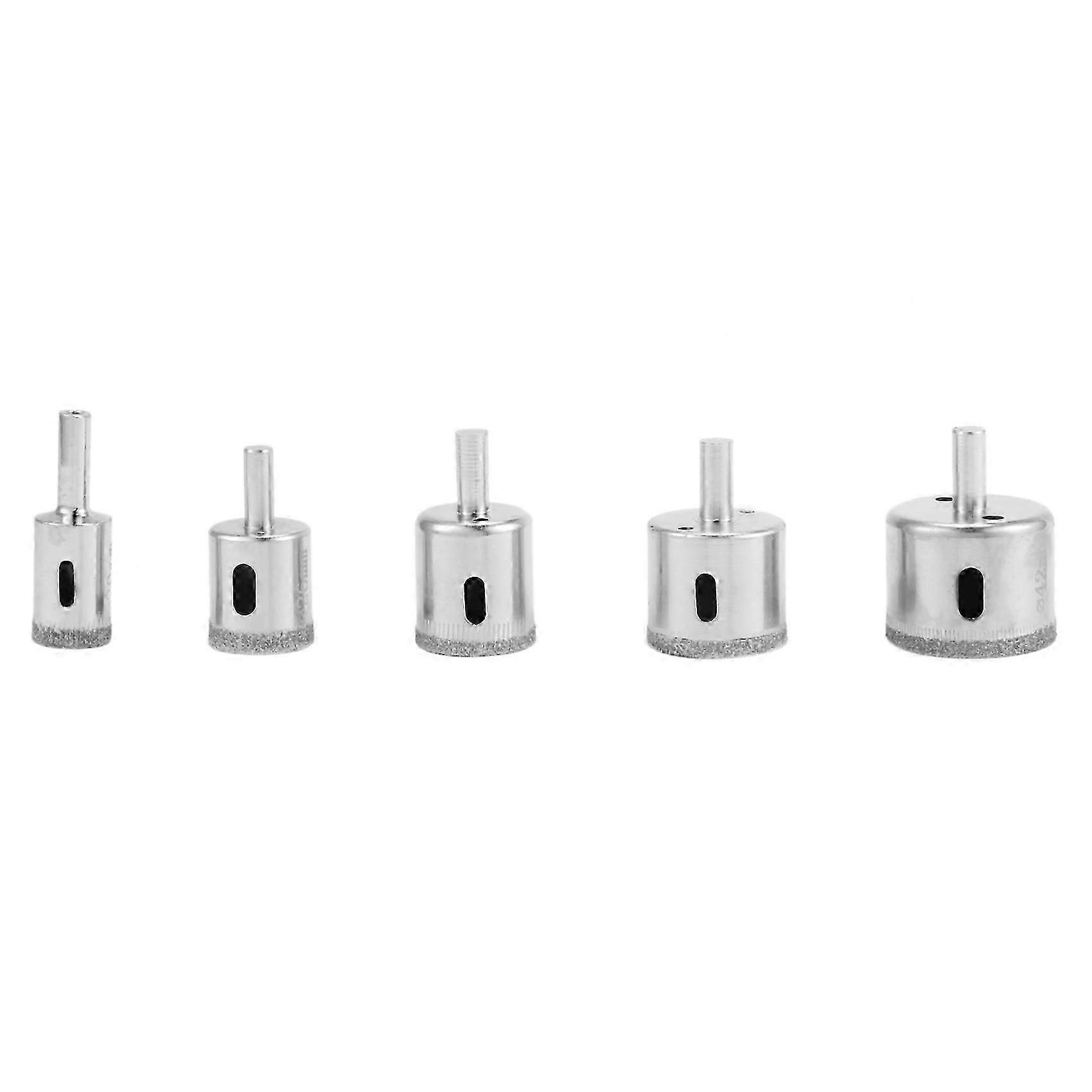 5x 20-42mm Diamond Hole Saw Drill Bit Set For Tile Cutting