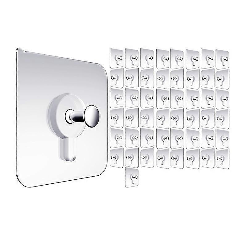 Wall Hangers Without Nails, Wall Hooks for Hanging, 50Pcs Wall Hooks