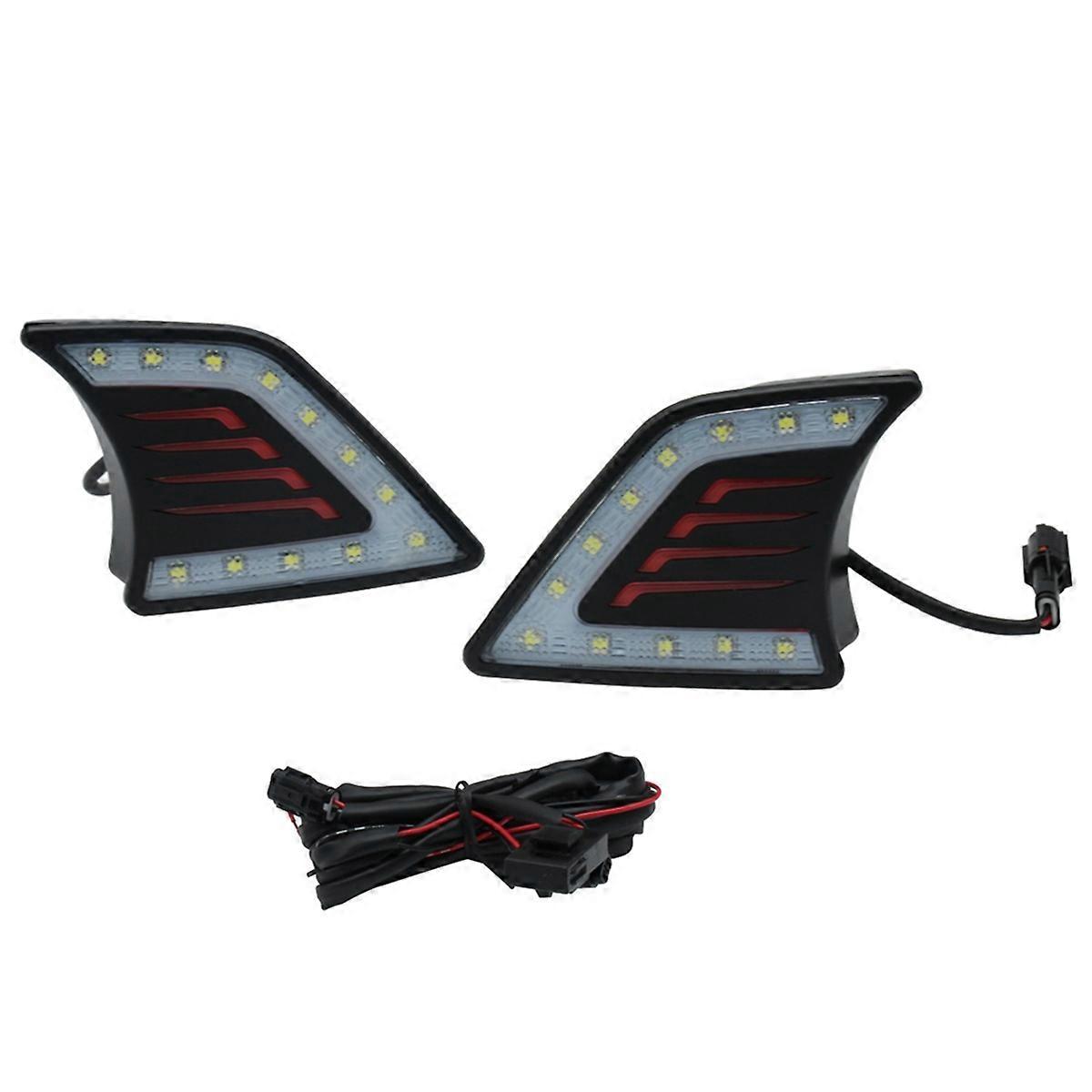 For 2012 2013 2014 2015 LED DRL Daytime Running Light Fog Lamp Front Bumper Light