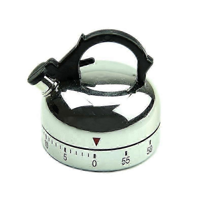 60 Minute Counting Teapot Shaped Kitchen Cooking Alarm Clock Timer Mechanical JP