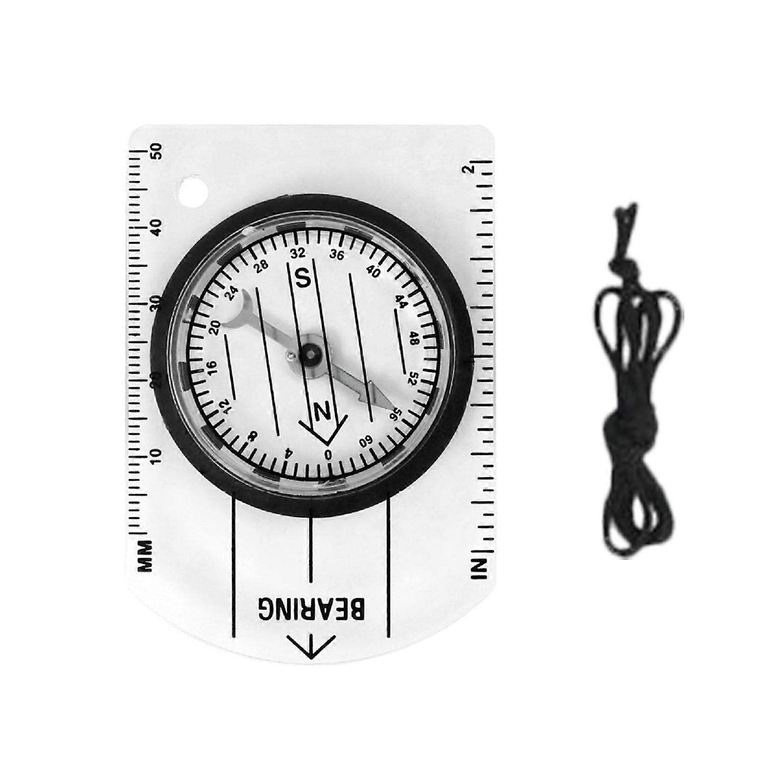 Multifunctional Compasses Navigation Compasses Map Ruler Magnifier Exploring Hiking Map Reading Orienteering Compasses