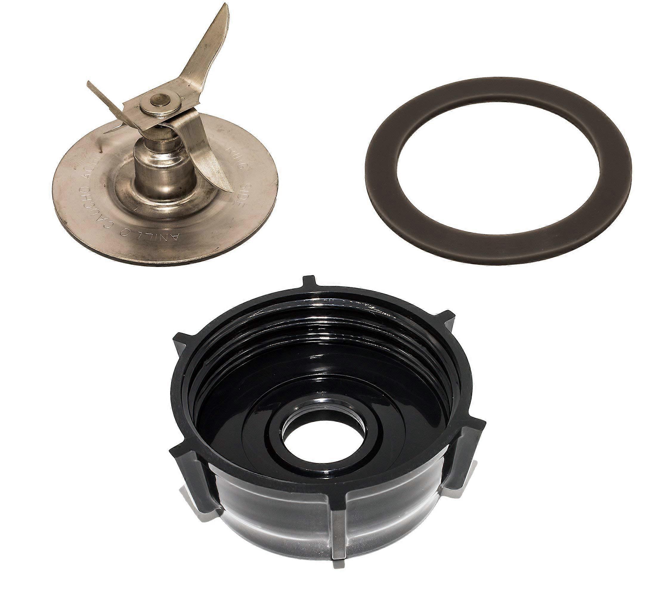 Ice Crusher Blade with Jar Base Cap Rubber O Ring Sealing Ring Gasket Combo Accessory for Blender Replacement Parts
