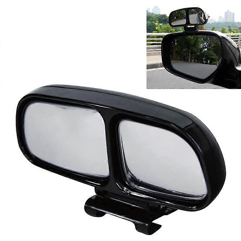Left Side Rear View Blind Spot Mirror Universal adjustable Wide Angle Auxiliary Mirror