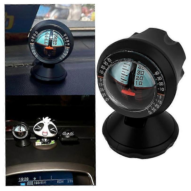 Level, Circular Bubble Level Gauge with Clear Scale, Stable Base for Accurate Horizontal and Vertical Measurement