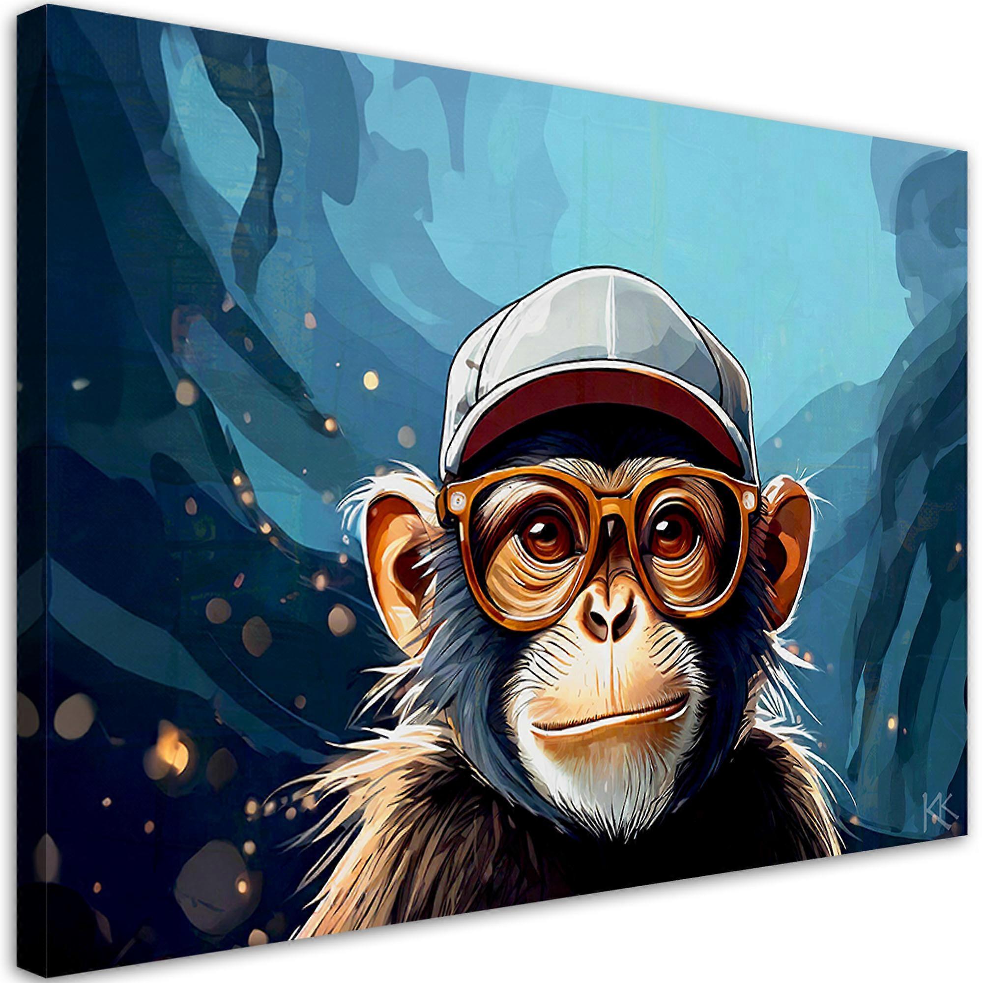 Impression sur toile, Jeune Singe - 120x80