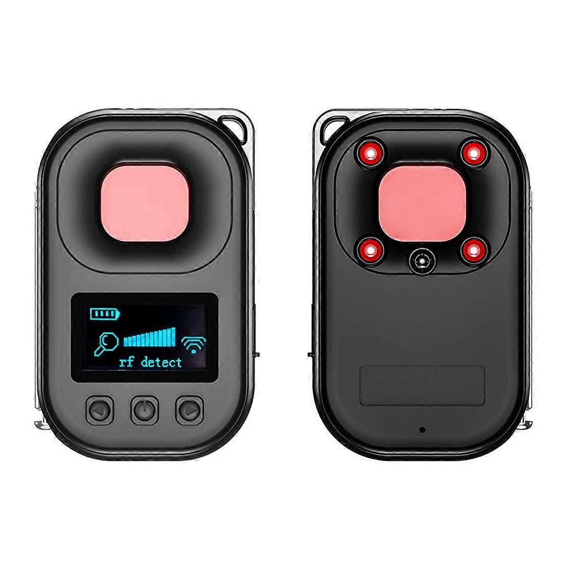 T03 Multi-function Camera Detector Scanner Anti-Peep Eavesdropping Anti-Monitoring Signal Detector (Black)