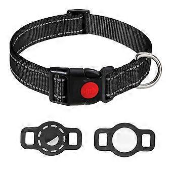 Reflective dog collar, safety latch, adjustable soft breathable comfortable pet collar for small, medium and large dogs