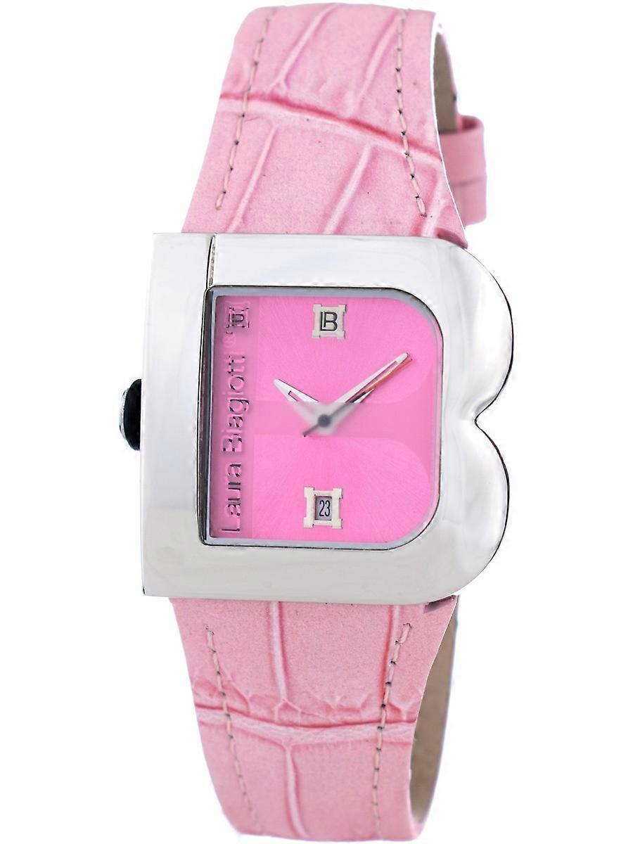 Laura Biagiotti Rosa Äkta Läder LB0001L-03 Damklocka