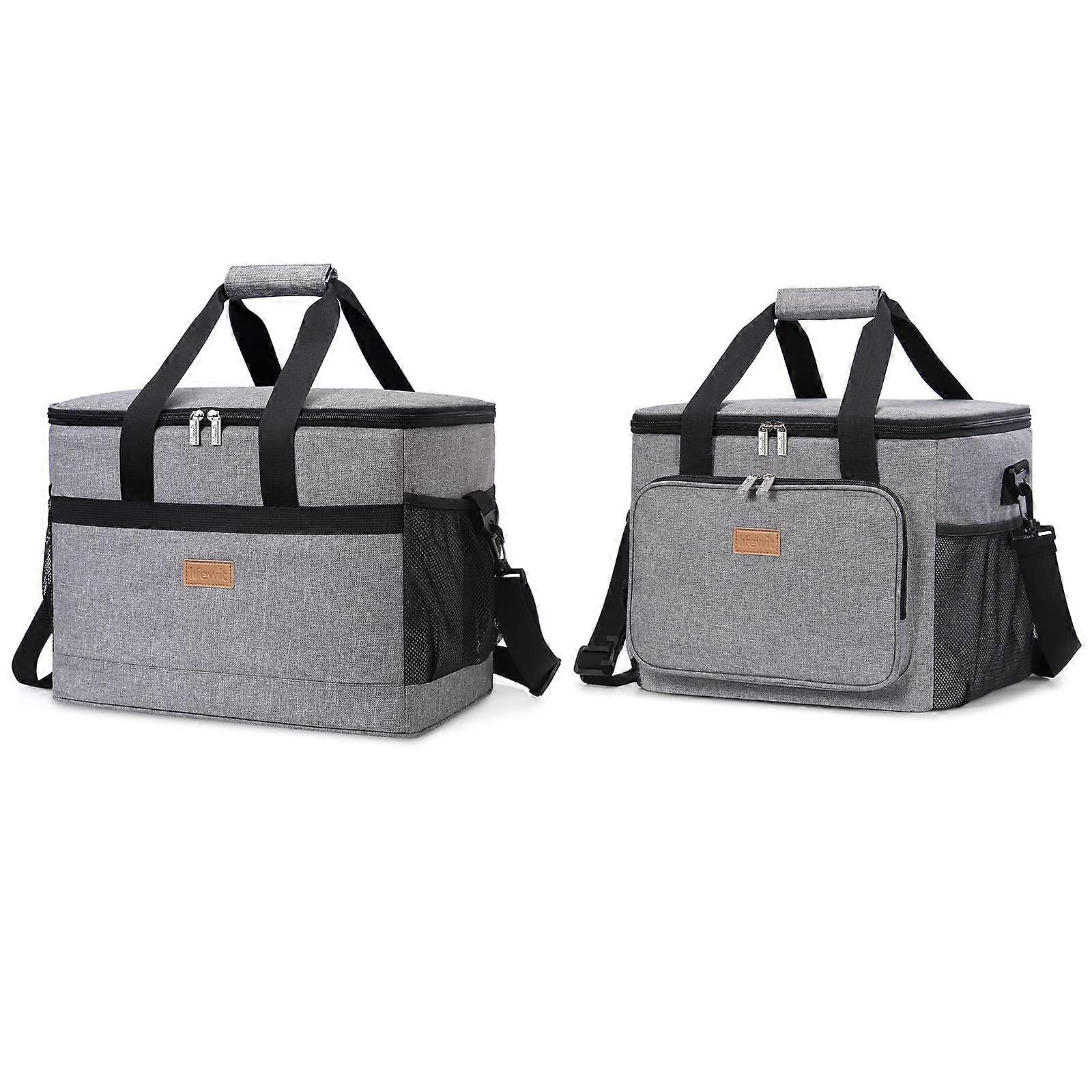 Cooler Bag 50-Can And 40-Can Capacity, Collapsible Insulated Lunch Bag, Leakproof Soft Cooler, Portable For Camping BBQ