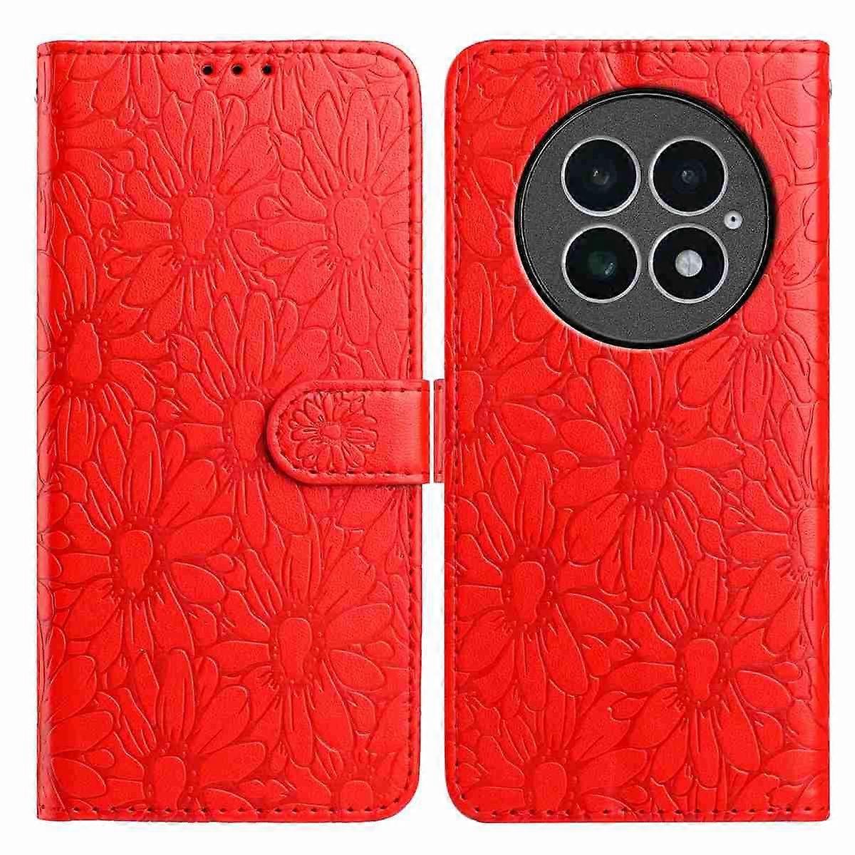Daisy Embossed Leather Phone Case