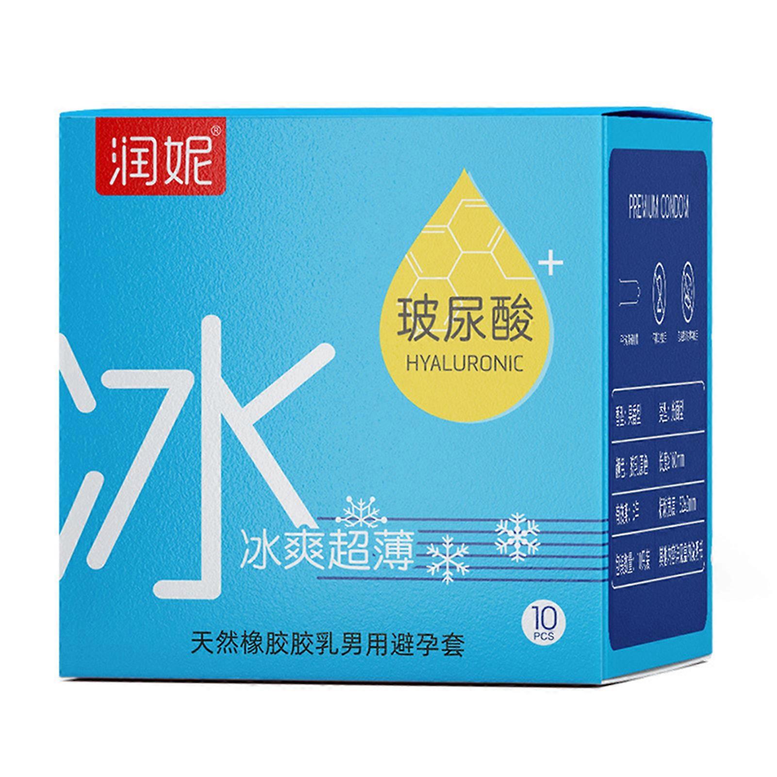 10pcs Lubricated Threaded Thin Condom Women G-spot Stimulation