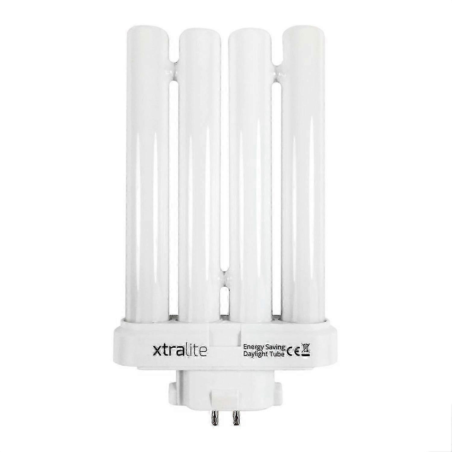 Xtralite 27W Daylight Bulbs for Enhanced Vision Reading Lamps 4 Pin Gx10q-4 Quad Tube 6500K Color Temperature