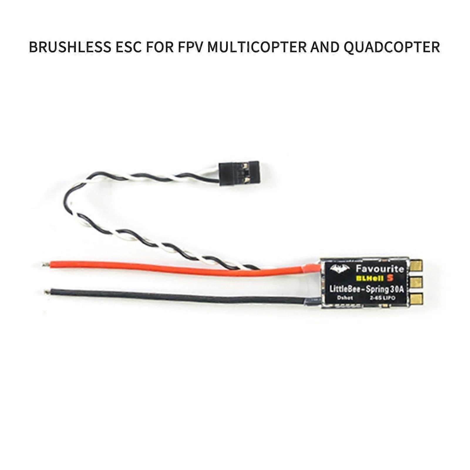 Favourite FVT LittleBee 30A Brushless ESC 4PCS Electronic Speed Controller 2-6S Supports Mulitshot Oneshot42 OneShot125 for FPV Multicopter Quadcopter