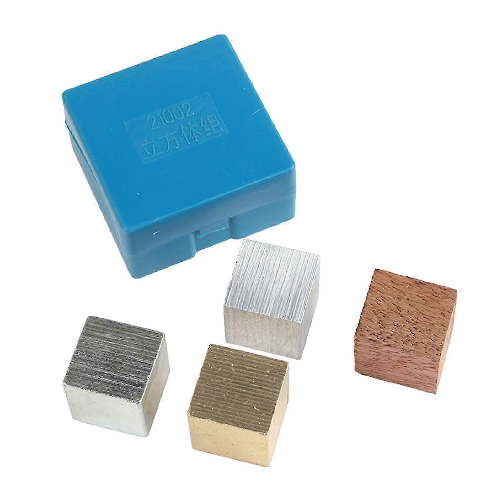 Density Cube Set Collections Tool,Scientific Density Cube, Iron Wooden Copper