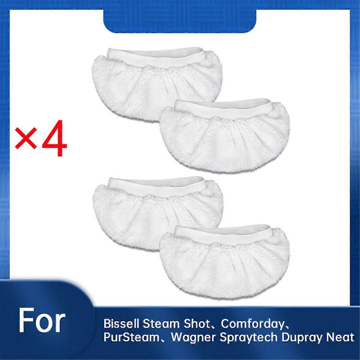 4 Pcs Microfiber Steam Mop Pads for Steam Shot,,, Neat Steam Cleaner