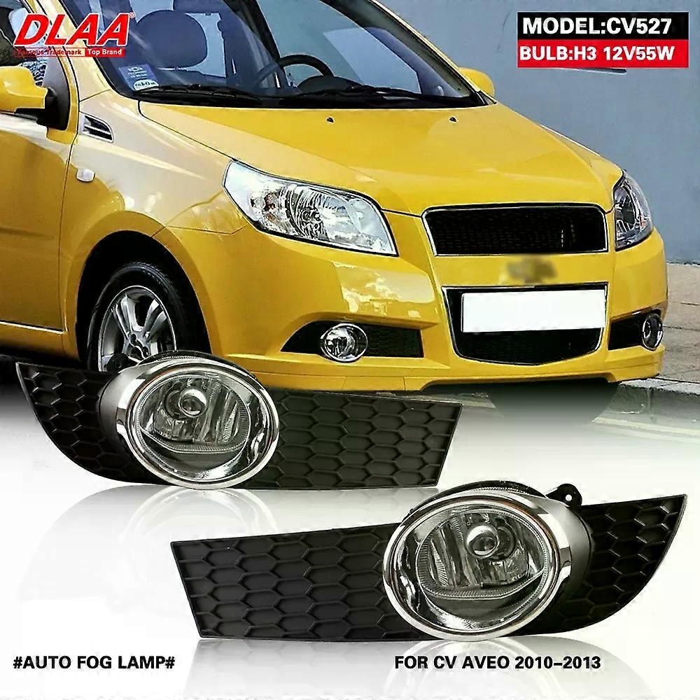 High qualityDLAA For AVEO 2010 2011 2012 2013 Front Fog Lights Car Styling Spot Light Fog Lamps With Switch - 1 Pair