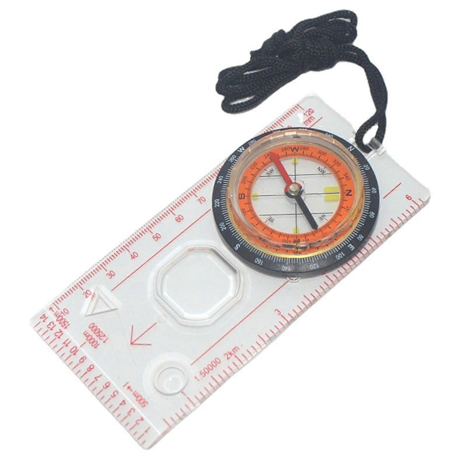 Multifunctional Compasses Ruler for Map Reading Backpacking Camping Orienteering Compasses Survival Navigation Compasses