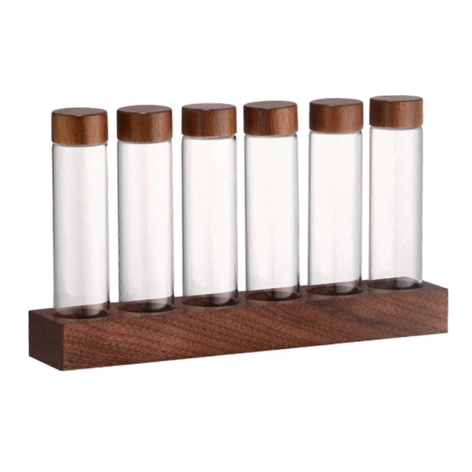 Single Dose Coffee Bean Storage Tubes Refillable for Pantry Coffee Shop Cafe