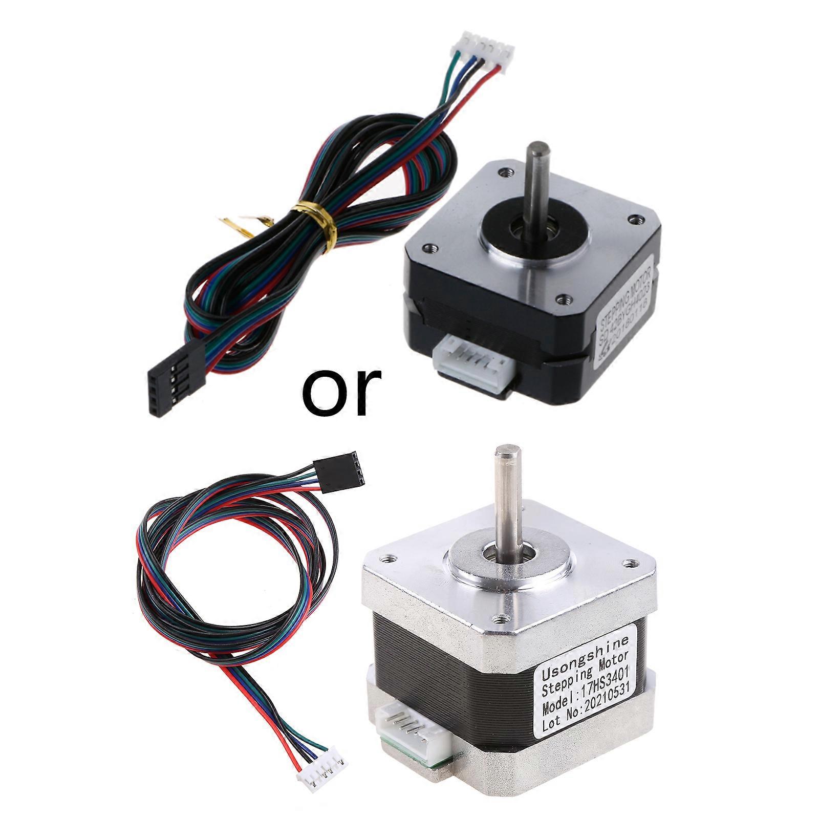 3D Printer Titan Stepper Motor, 2 Phases 0.8A 1.8 Degrees 16 N.for cm Stepper Motor for 3D Printer Extruder