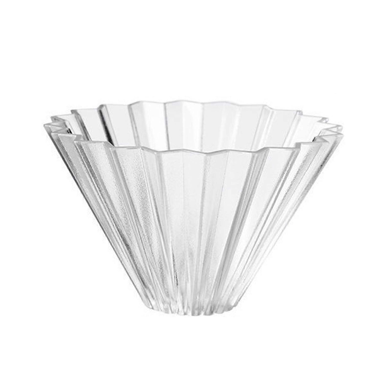 Durable Coffee Drippers Filter Reusable Portable Resin Coffee Filter Cones Shape Coffee Filter Cup Smooth Drips transparent