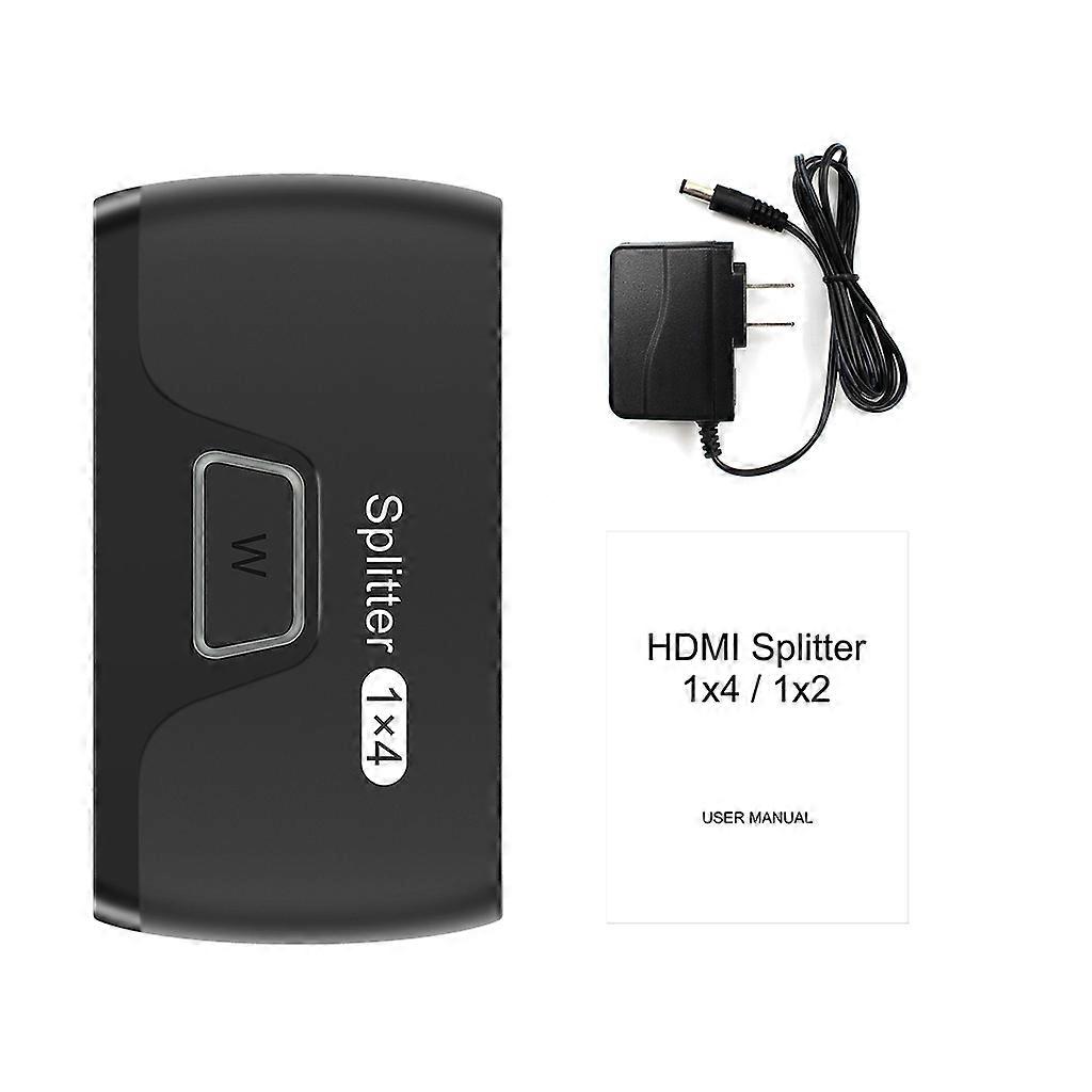1 In 4 Out HDMI-compatible Switch HDMI-compatible1.4 Splitter for 4 HDTV DVD for Devices Dual Display Converter