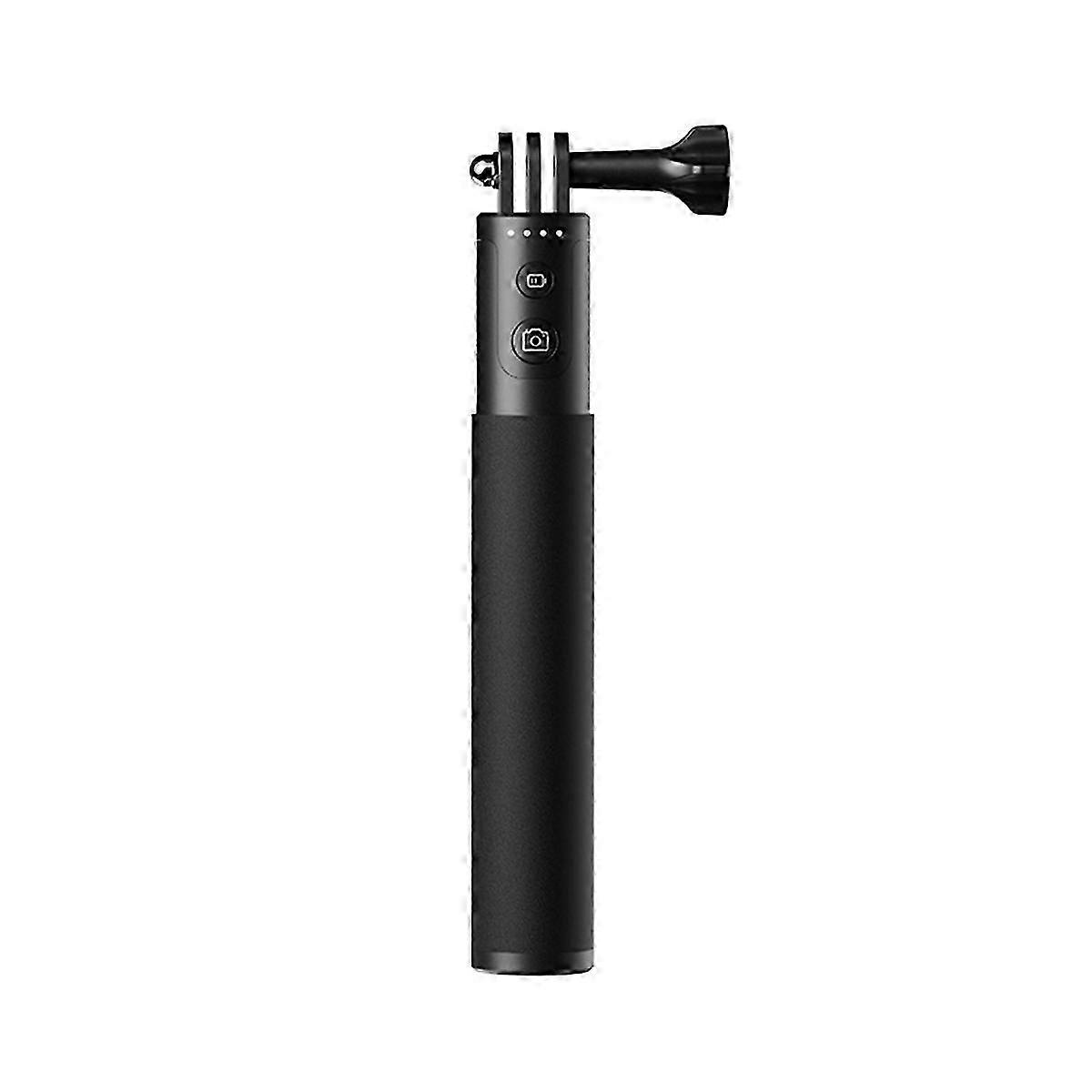 Selfie Stick with Built-in 4800mAh Rechargeable Camera Grip for SJCAM GoPro DJI Osmo Action 5 - Wireless Charging Compatible