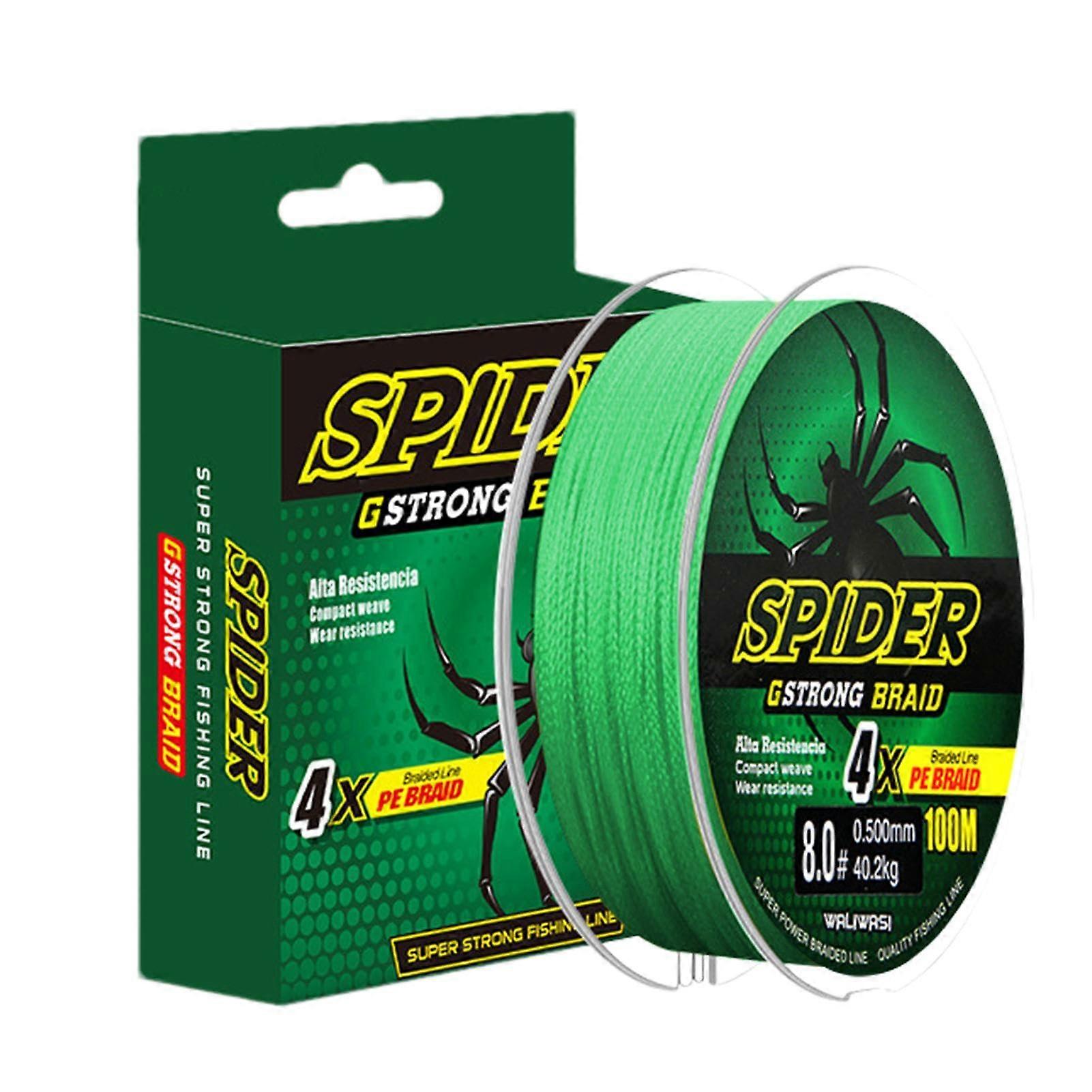 Fishing Braided Wire Smooth PE Wire, 328 ft, AbrasionResistant Green