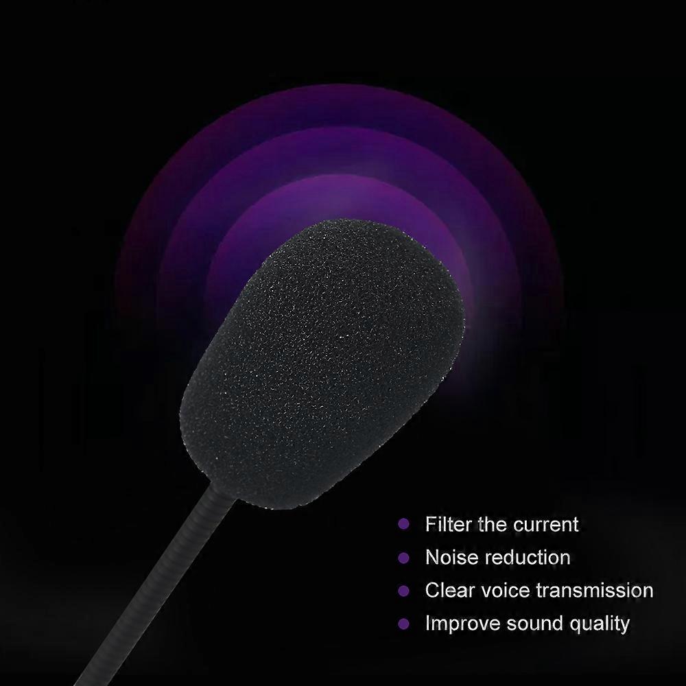 Flexible Gooseneck Mini Studio Microphone - 3.5mm Plug for PC, Desktop, Notebook