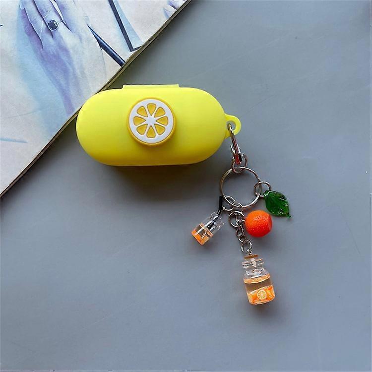 Compatible For Xiaomi OpenWear Stereo Bluetooth Earphones Cartoon Fruit Silicone Case with Pendant
