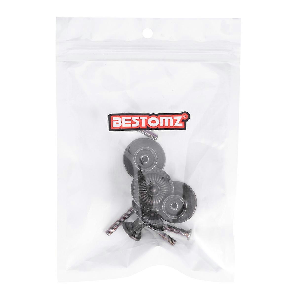 Retro Drawer Knobs Vintage Cabinet Pull Handle Set 4Pcs with Screws