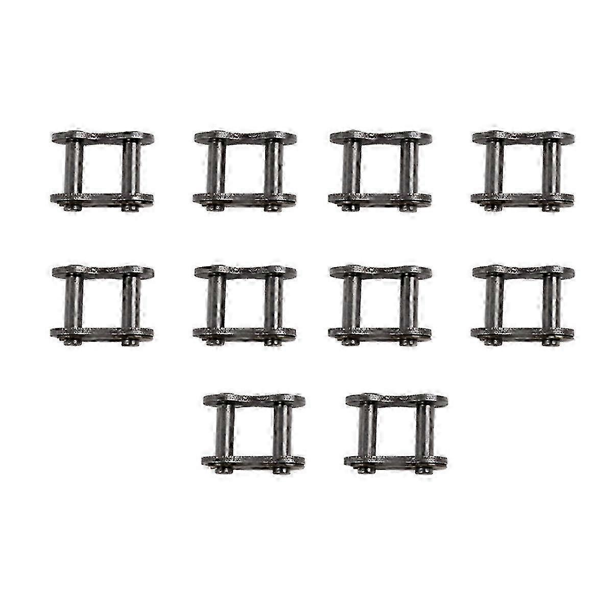 10 Pack of Durable Steel Chain Master Links for T8f Connectors