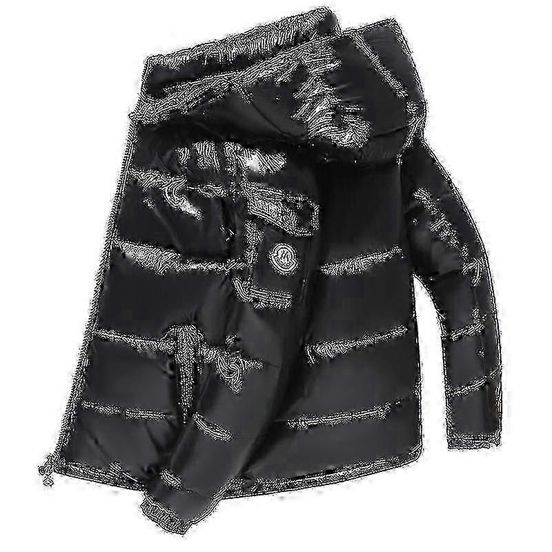 Winter Men Thick Warm Hooded 90 %white Duck Down Jacket Waterproof Short Coat