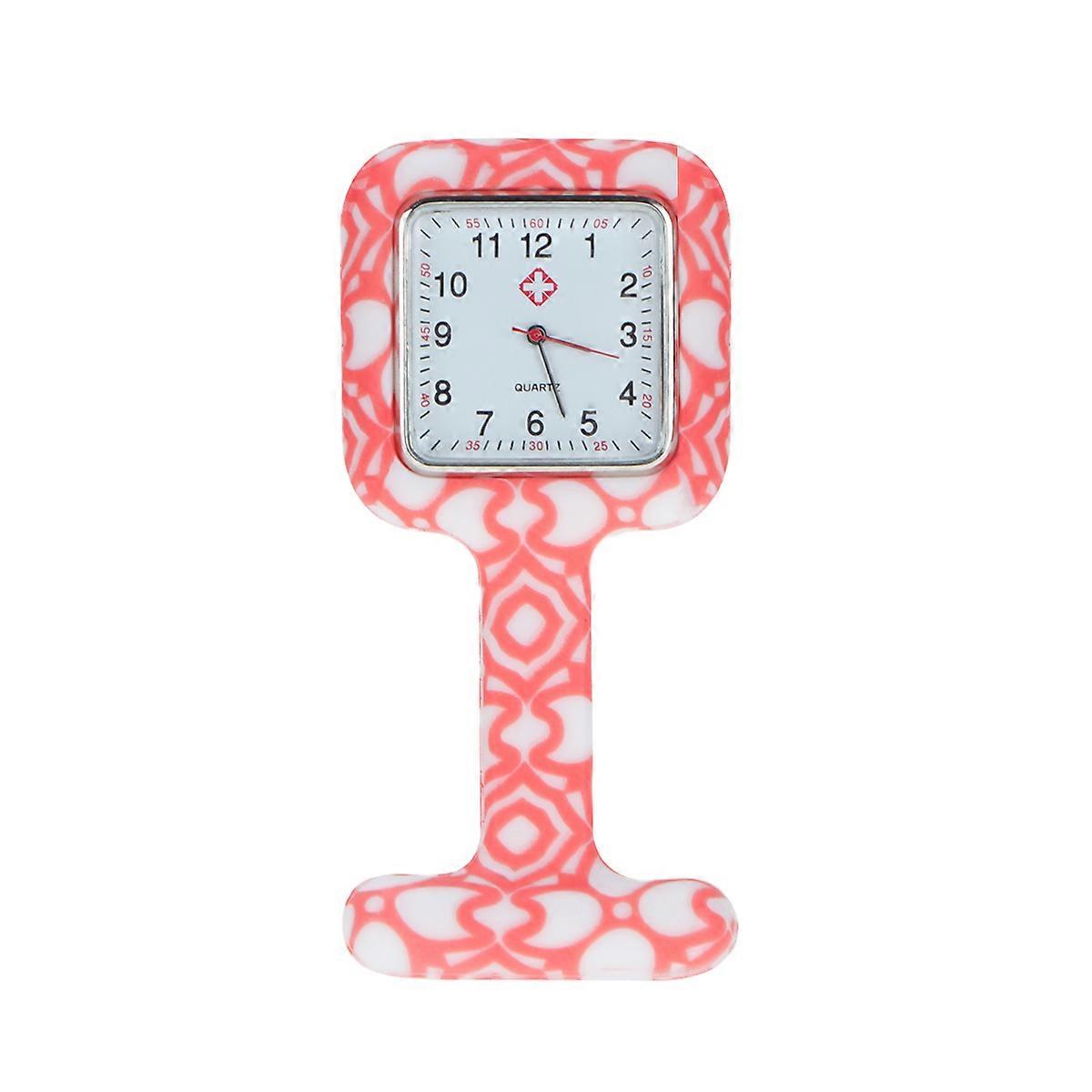 Portable Silicone Watch for Healthcare Workers, Clear and Functional Design