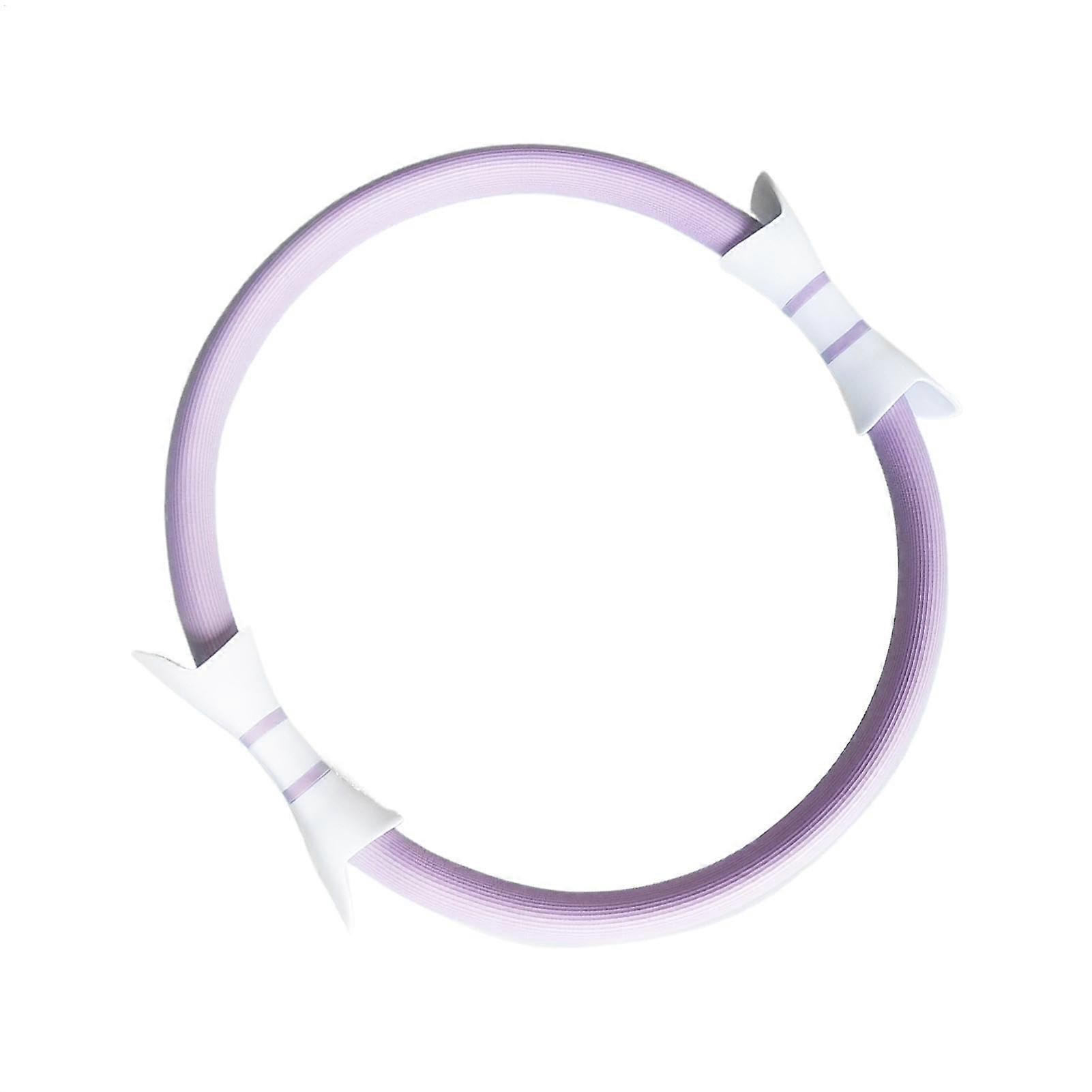 Pilates Training Ring with Double Handles, Lightweight Non-Slip Fitness Hoop for Core Strength and Resistance Training