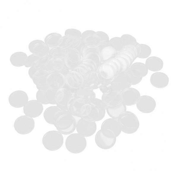 3X 100 Pieces Clear Plastic Coin , Case for