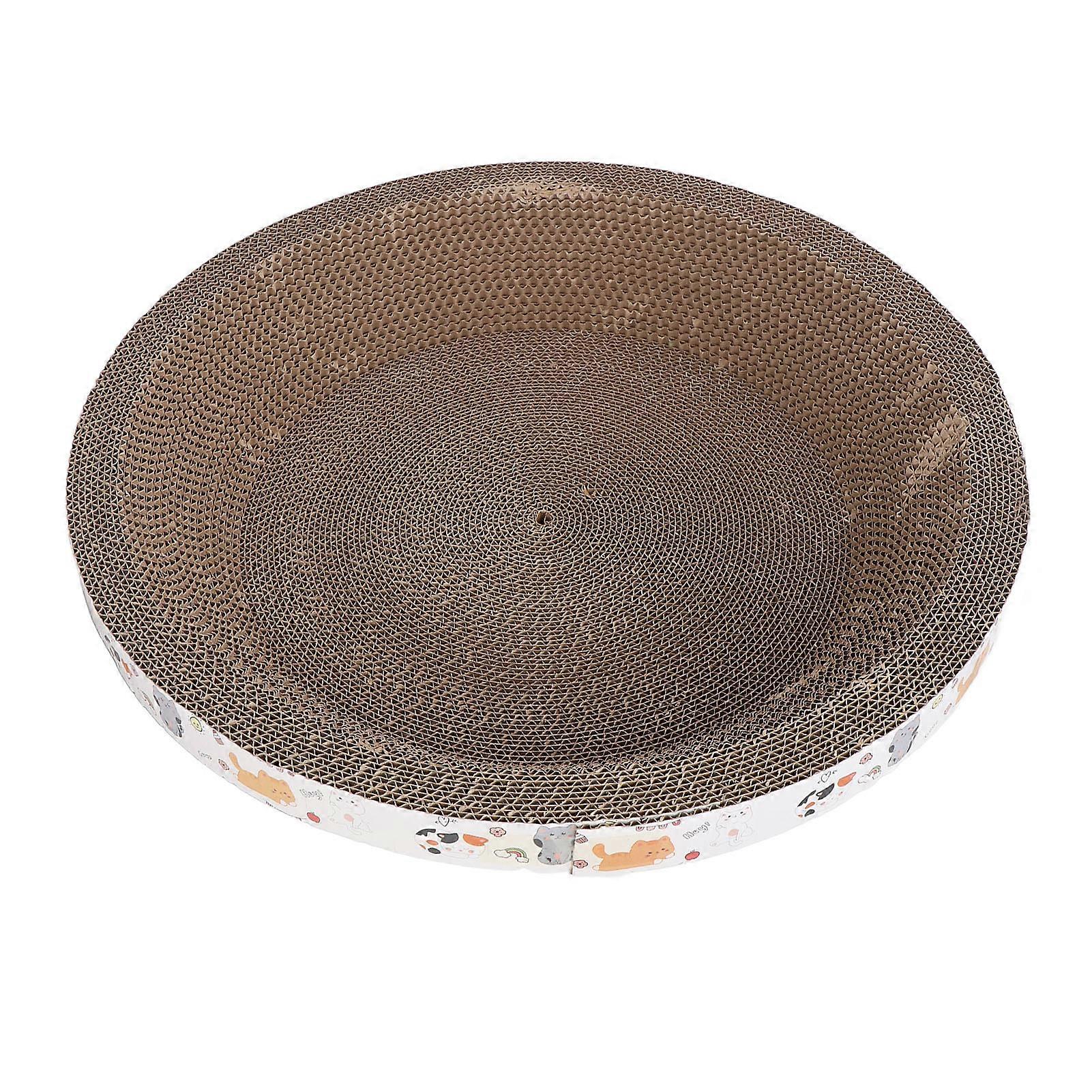 Cat Scratcher Cardboard Multipurpose Large Space Grinding Claws Corrugated Paper Cat Scratching Lounge Bed for Indoor Cats 