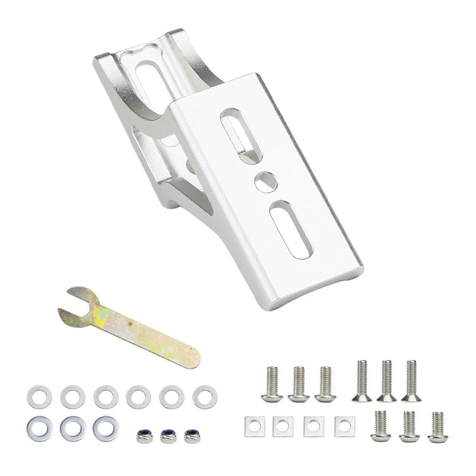 Front Carrier Block for Brompton Folding Bicycles Aluminum Pig Nose Adapter Adjustable Height Seat Post with Extendable Bag Support