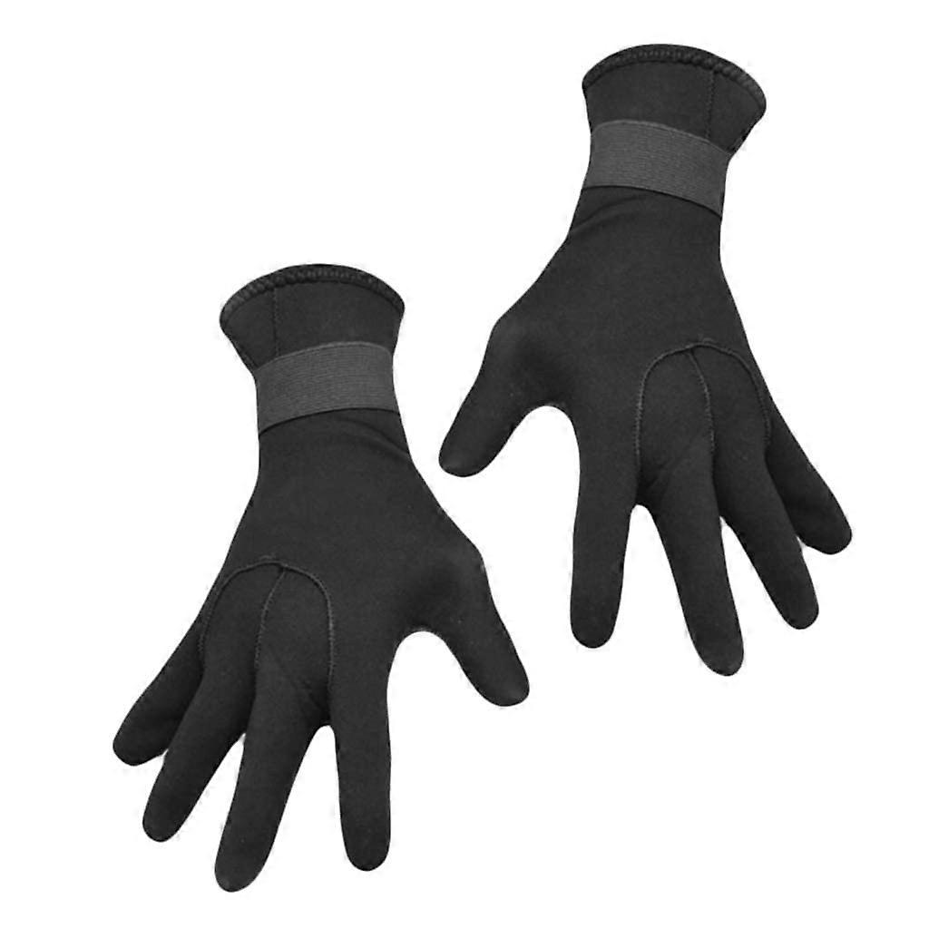 Neoprene Gloves with Adjustable Strap, 3mm Thickness, Non-Slip, Flexible for Men and Women, Ideal for Snorkeling and Winter Swimming (Size L)