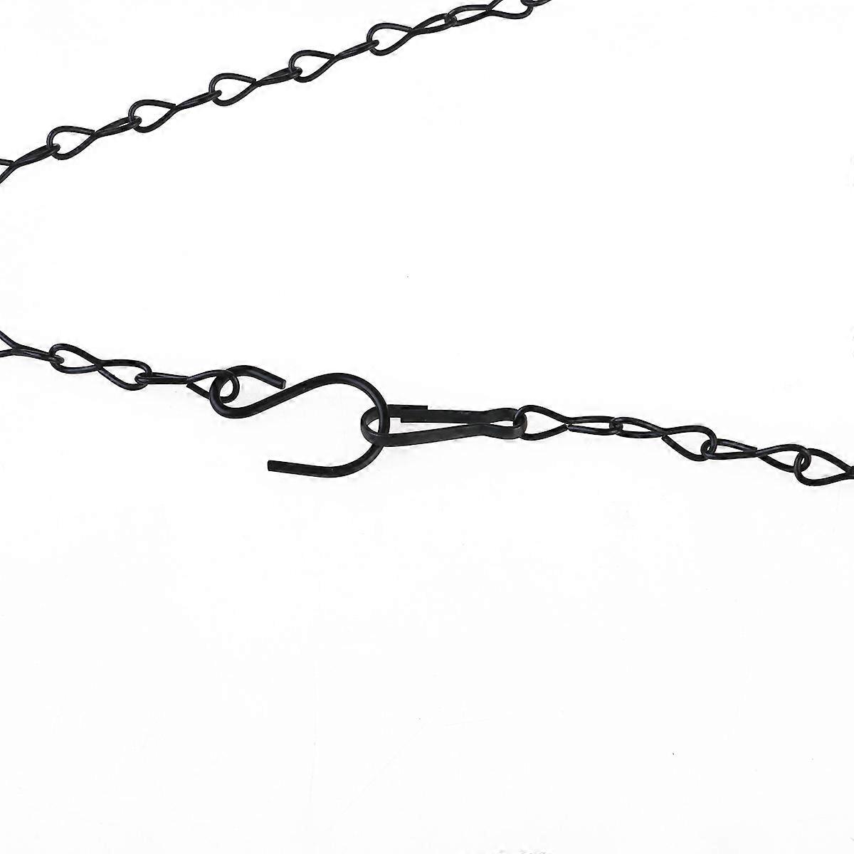 Durable Weather Resistant Hanging Chain with Adjustable Hook for Bird Feeders, Planters, and Lanterns – Easy Installation, Heavy Duty Capacity for