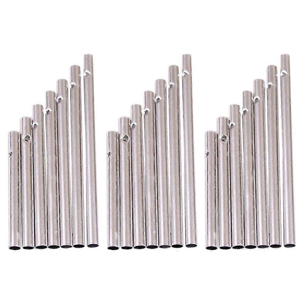21pcs Wind Chime DIY Aluminum Tubes Craft Set for Garden Decoration & Handmade Chimes – Assorted Lengths – Metal Tubing Kit