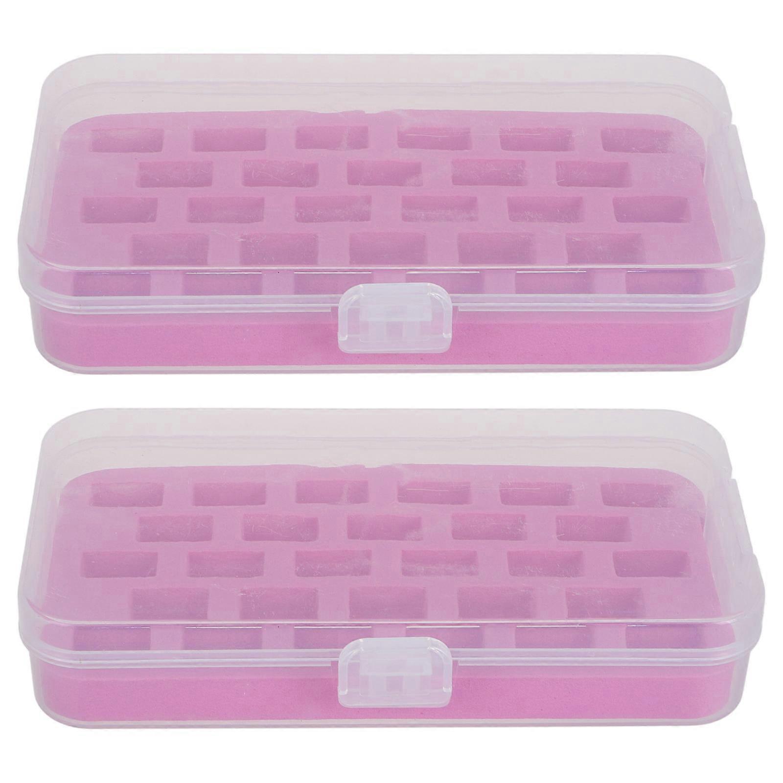 Bobbin Storage Organizer, 28-Grid Case Ensuring Durability and Easy Access