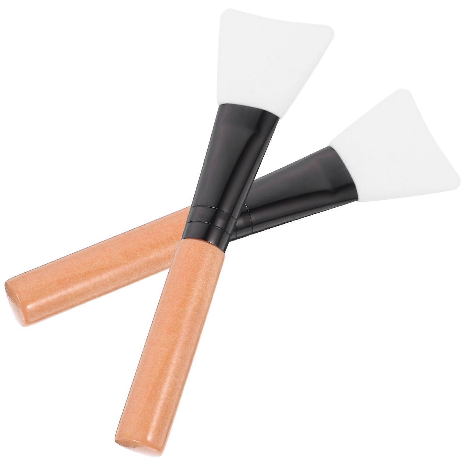 Facial Mask Brush Set Soft Applicator Tools with Ergonomic Handles for Comfortable Makeup Application 2pcs Women's Beauty Tool for Skincare &