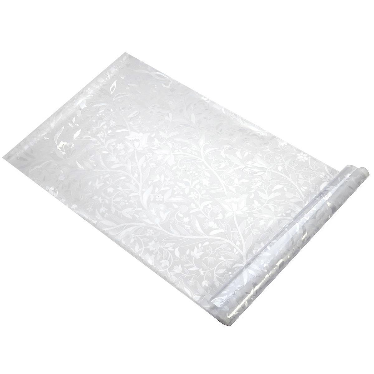 Stick On Window Film Tulips Privacy Non-Adhesive Static Cling 200cm x 45cm 1Pack