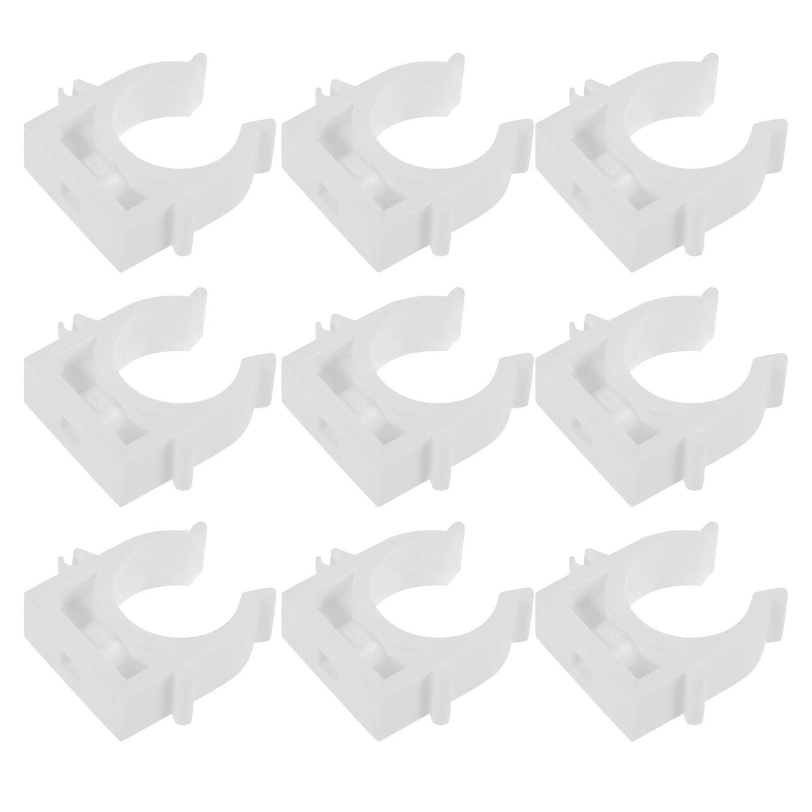 24pcs Pipe Mounting Clamps, Shaped Hose Fixing Clips for Water Pipe Holders – Easy Installation & Replacement for Homes & Industries