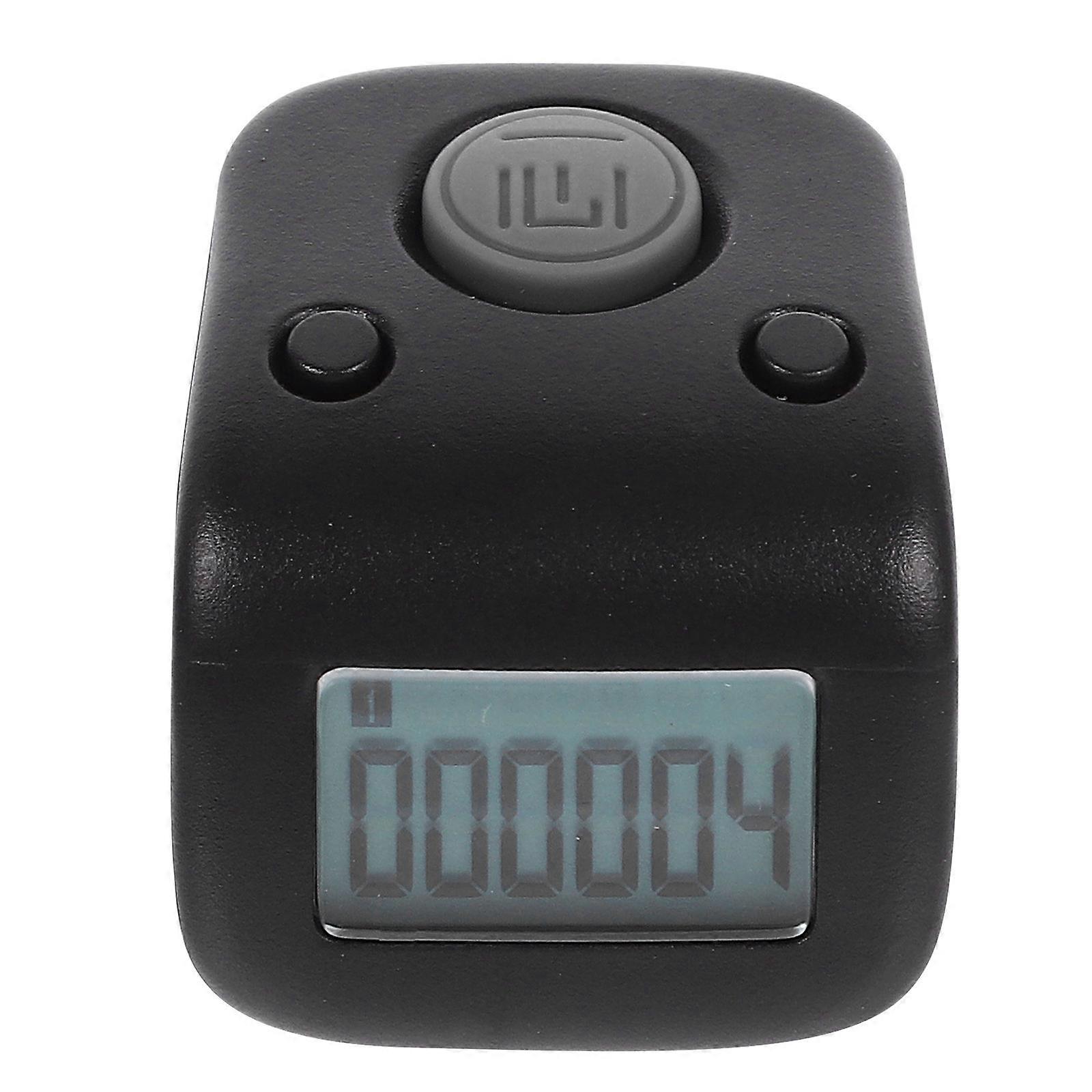 Handheld Clicker Counter Digital Finger Counter For Sports Tally 4.5x3.4cm Six Task Recording 1Set