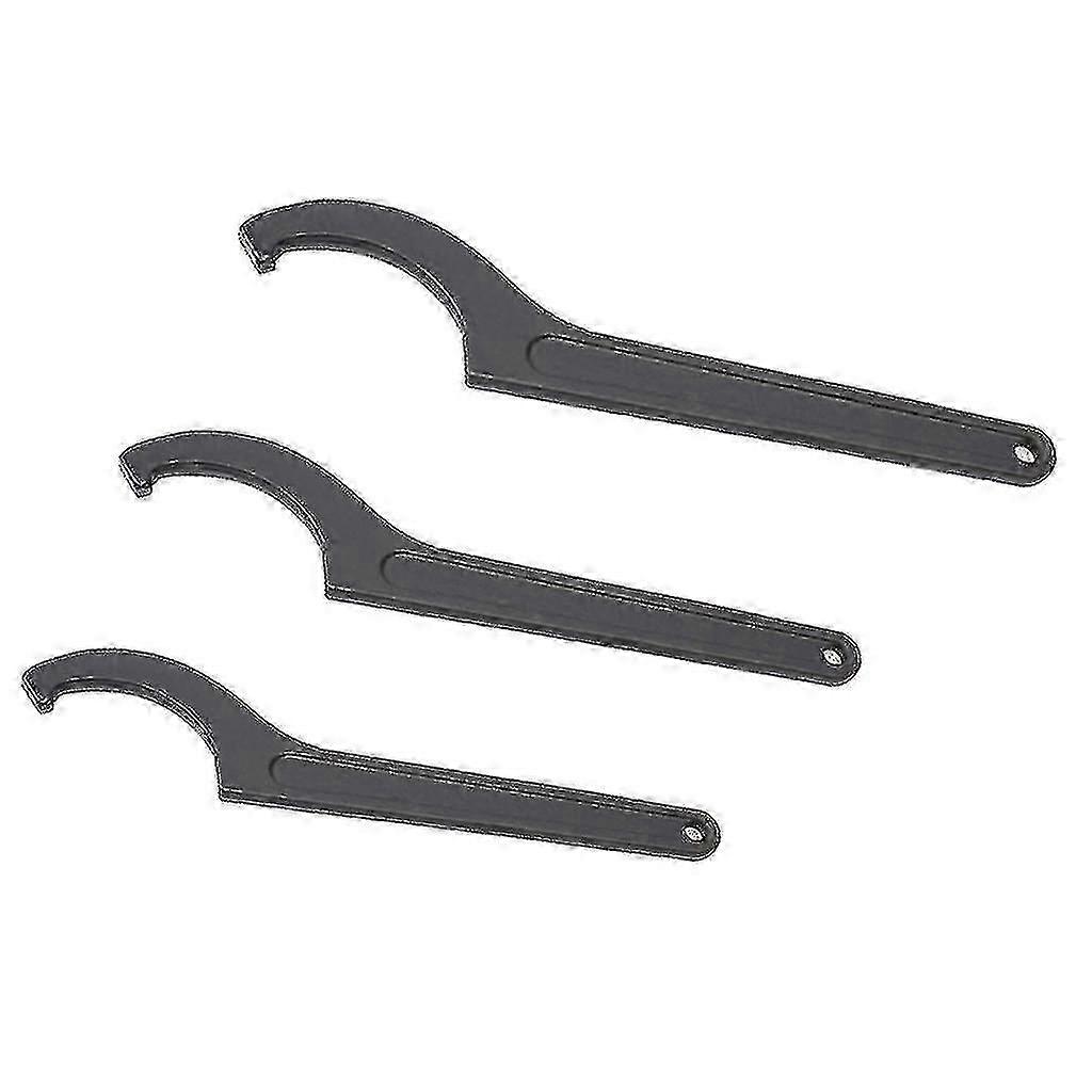 3x Professional Crescent Hook Wrench for Adjustable C Spanner